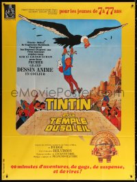 2z1188 TINTIN & THE TEMPLE OF THE SUN French 1p 1969 Eddie Lateste's Tintin et le temple du soleil!