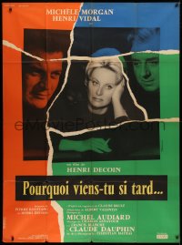 2z1191 TOO LATE TO LOVE French 1p 1959 Michele Morgan & Henri Vidal, Pourquoi Viens-tu Si Tard?