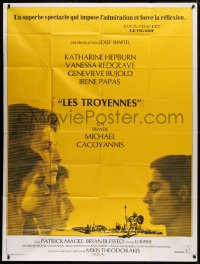 2z1197 TROJAN WOMEN French 1p 1971 Katharine Hepburn, Redgrave, Bujold, Papas, Cacoyannis, different!
