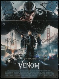 2z1209 VENOM French 1p 2018 Marvel, great image of Tom Hardy in the title role transforming!