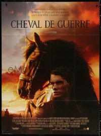 2z1217 WAR HORSE French 1p 2012 Jeremy Irvine, World War I cavalry, directed by Steven Spielberg