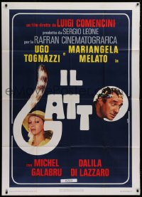 2z0597 IL GATTO Italian 1p 1978 Luigi Comencini, Ugo Tognazzi, Mariangela Melato, cat tail!