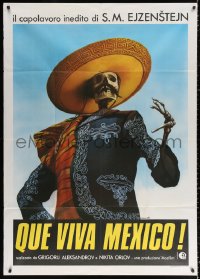 2z0651 QUE VIVA MEXICO Italian 1p 1980 Sergei Eisenstein's reconstructed classic, Luca Crovato art!
