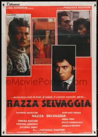2z0669 SAVAGE BREED Italian 1p 1982 Pasquale Squitieri's Razza Selvaggia, Saverio Marconi, murder!