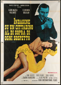 2z0303 INVESTIGATION OF A CITIZEN ABOVE SUSPICION Italian 2p 1970 Volonte & half-naked woman!