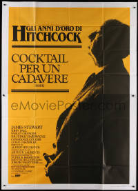 2z0321 ROPE Italian 2p R1983 cool profile image of director Alfred Hitchcock, crime classic!