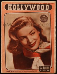 2z0067 HOLLYWOOD Italian magazine May 28, 1949 beautiful Lauren Bacall on the cover!