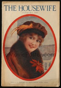 2z0076 HOUSEWIFE magazine January 1916 Edwin Brewer art ad for Cream of Wheat, AM Turner cover art!