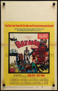 2z0115 BATMAN WC 1966 Adam West & Burt Ward w/ villains Meriwether, Romero, Meredith & Gorshin