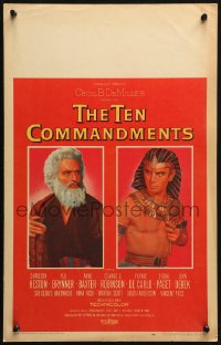 2z0251 TEN COMMANDMENTS WC 1956 Cecil B. DeMille classic, Charlton Heston & Yul Brynner by Karsh!