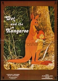 3a0365 DOT & THE KANGAROO Aust 1sh 1977 Australian cartoon, artwork of little girl & kangaroo!