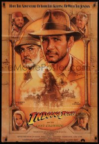 3a0386 INDIANA JONES & THE LAST CRUSADE Aust 1sh 1989 Harrison Ford, Sean Connery, Spielberg