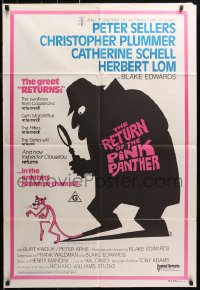 3a0423 RETURN OF THE PINK PANTHER Aust 1sh 1975 Peter Sellers as Inspector Jacques Clouseau!