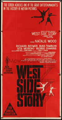 3a0336 WEST SIDE STORY Aust 3sh 1962 classic musical directed by Robert Wise, ultra-rare!