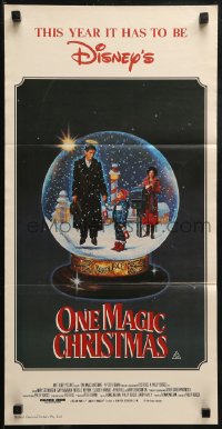 3a0612 ONE MAGIC CHRISTMAS Aust daybill 1985 Mary Steenburgen, Harry Dean Stanton, Disney!