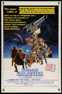 3a0777 BATTLESTAR GALACTICA style C 1sh 1978 great sci-fi art by Robert Tanenbaum!