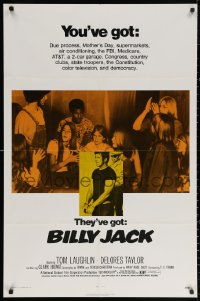 3a0787 BILLY JACK 1sh 1971 Tom Laughlin, Delores Taylor, most unusual boxoffice success ever!