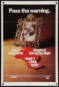 3a0844 DON'T LOOK NOW 1sh 1974 Julie Christie, Donald Sutherland, directed by Nicolas Roeg!