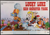 3a0089 BALLAD OF DALTON German 33x47 1978 Lucky Luke, really great Morris cartoon western art!