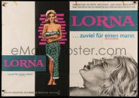 3a0101 LORNA German 33x47 1965 super sexy Lorna Maitland in Russ Meyer sex classic, Rolf Goetze art!