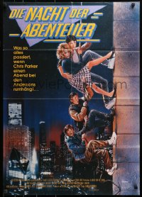 3a0116 ADVENTURES IN BABYSITTING German 1987 different art of Elisabeth Shue & cast by Drew Struzan!