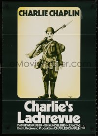 3a0141 CHARLIE'S LACHREVUE German 1978 Shoulder Arms, A Dog's Life, Pay Day, Chaplin in uniform!
