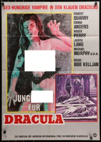 3a0145 COUNT YORGA VAMPIRE German 1972 sexy art of the mistresses of the deathmaster by Kessler!