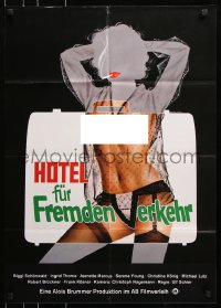 3a0177 HOTEL 'ZUR SCHARFEN MUSCHI' German 1977 Biggi Stenzhorn, sexy image & design!