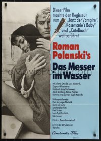3a0190 KNIFE IN THE WATER German R1972 Roman Polanski's Noz w Wodzie, sexiest Jolanta Umecka!