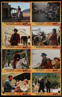 3a0291 PALE RIDER #1 German LC poster 1985 completely different images of cowboy Clint Eastwood!