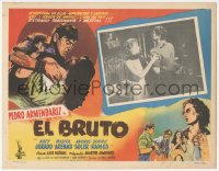 3a0038 EL BRUTO Mexican LC 1953 directed by Luis Bunuel, Pedro Armendariz & Rosita Arenas!