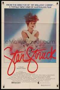 3a1123 STARSTRUCK 1sh 1982 directed by Gilliam Armstrong, cool image of Jo Kennedy!