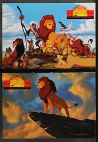 3a0303 LION KING 8 German LCs R1990s classic Disney cartoon set in Africa, Timon & Pumbaa!