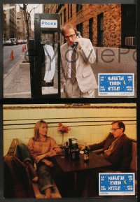 3a0305 MANHATTAN MURDER MYSTERY 8 German LCs 1993 Woody Allen, Anjelica Huston, Diane Keaton, Alda!
