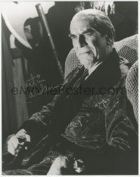 3f0159 MARTIN LANDAU signed 11x14 REPRO still 2000s as Bela Lugosi in Ed Wood, from his estate!