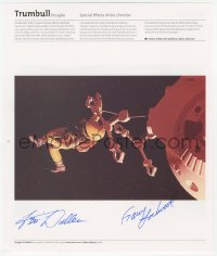3f0164 2001: A SPACE ODYSSEY signed book page 1999 by BOTH Keir Dullea AND Gary Lockwood!