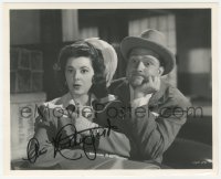 3f0521 ANN RUTHERFORD signed deluxe 8x10 still 1943 c/u with Red Skelton from Whistling in Brooklyn!