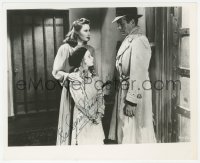 3f0964 BARBARA STANWYCK signed 8x10 REPRO still 1980s with Humphrey Bogart in The Two Mrs. Carrolls!