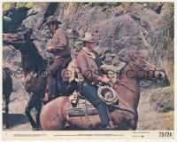 3f0530 BEN JOHNSON signed 8x10 mini LC #2 1973 by Ben Johnson, with John Wayne in The Train Robbers!