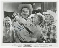 3f0531 BEN JOHNSON signed 8x10 still 1972 close up smiling in a happy scene from Junior Bonner!