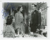 3f0967 BEST YEARS OF OUR LIVES signed 8x10 REPRO still 1947 by Myrna Loy, Dana Andrews AND Wright!