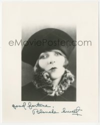 3f0973 BLANCHE SWEET signed 8x10 REPRO still 1980s head & shoulders portrait of the silent actress!