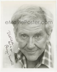 3f0545 BURGESS MEREDITH signed 8x10 still 1978 great head & shoulders portrait from Foul Play!