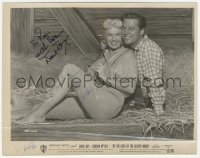 3f0548 BY THE LIGHT OF THE SILVERY MOON signed 8x10 still 1953 by BOTH Doris Day AND Gordon MacRae!