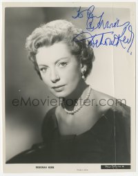 3f0564 DEBORAH KERR signed 8x10 still 1956 head & shoulders portrait when she made The King and I!