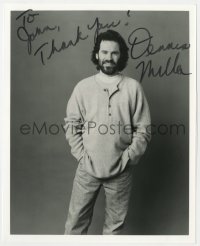 3f1005 DENNIS MILLER signed 8x10 REPRO still 1999 full-length smiling with hands in his pockets!