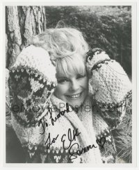 3f0588 ELKE SOMMER signed 8x10 still 1963 smiling c/u of the beautiful German actress from The Prize!