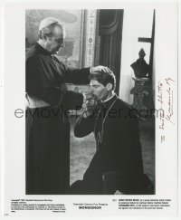 3f0595 FERNANDO REY signed 8x10 still 1982 as a priest with Christopher Reeve in Monsignor!