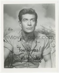 3f1032 GEORGE NADER signed 8x10 REPRO still 1980s portrait of the leading man of Congo Crossing!