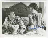 3f0602 GLENDA JACKSON signed 8x10 still 1979 close up in bed with George Segal in Lost and Found!